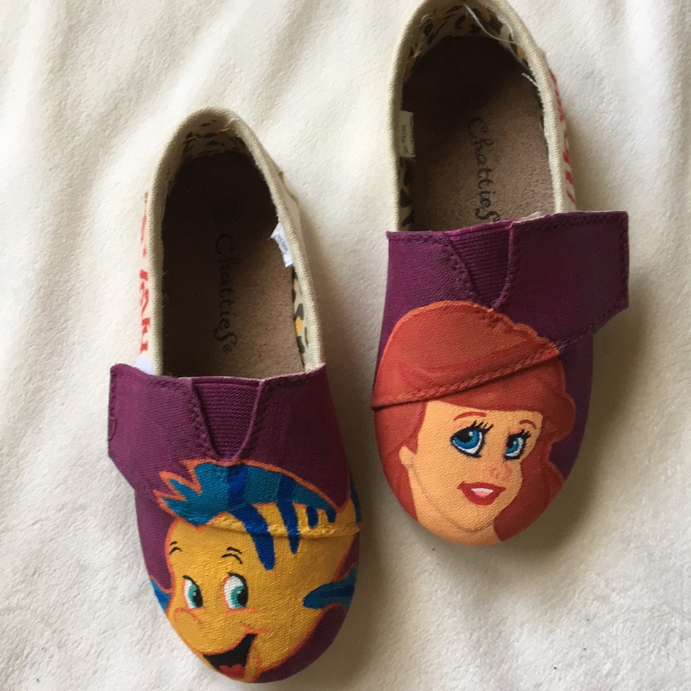 [ Chatties Custom Molly Ariel Little Mermaid Shoes